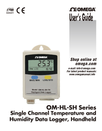 Thumbnail of document Manual - OM-HL Portable Temperature & Humidity Data Logger w/LCD Display